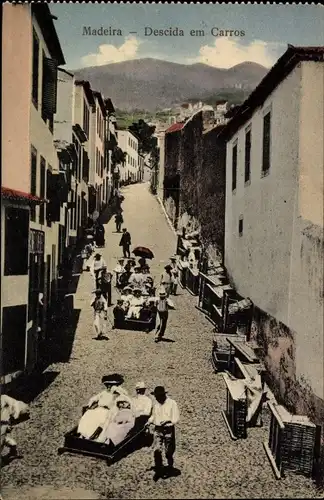 Ak Insel Madeira Portugal, Descida em Carros