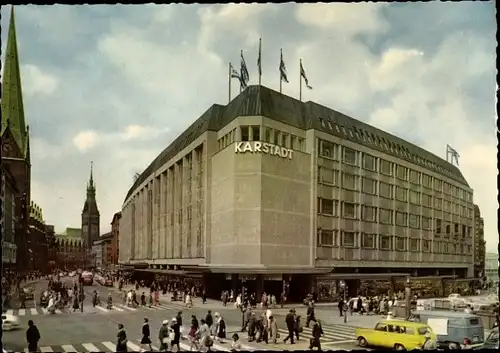 Ak Hamburg Mitte Altstadt, Karstadt, Mönckebergstraße 16