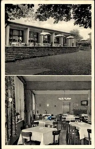 Ak Salzkotten in Nordrhein Westfalen, Restaurant, Innenansicht, Geseker Straße 26