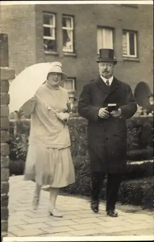 Foto Ak Juliana der Niederlande, Heinrich zu Mecklenburg, 1927