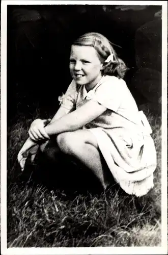 Ak Prinzessin Beatrix der Niederlande, Soesterberg 1948, Portrait