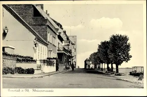 Ak Emmerich am Niederrhein, Rheinpromenade