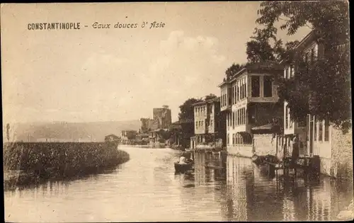 Ak Konstantinopel Istanbul Türkei, Eaux douces d'Asie