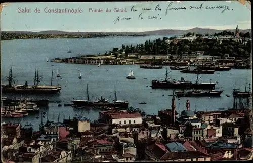Ak Konstantinopel Istanbul Türkei, Pointe du Serail