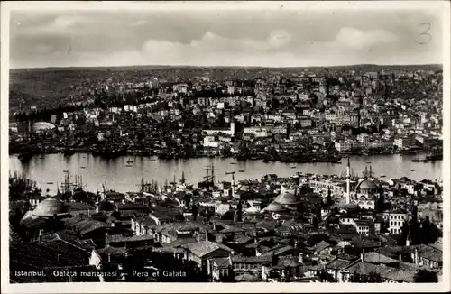 Ak Konstantinopel Istanbul Türkei, Pera, Galata