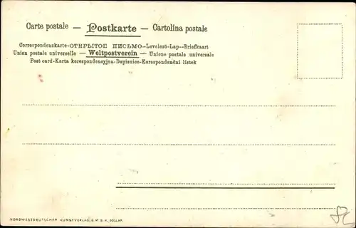 Künstler Ak Wencke, S., Worpswede in Niedersachsen, Sturm, Landschaft