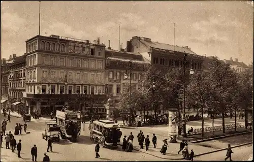 Ak Berlin Mitte, Unter den Linden, Kranzler Ecke