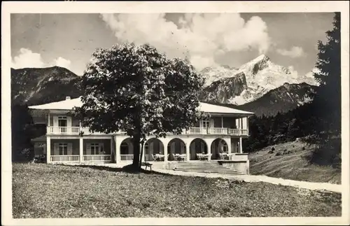 Ak Garmisch Partenkirchen in Oberbayern, Alpenhotel Raintaler Hof