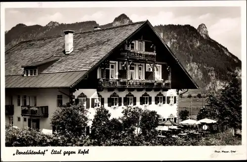 Ak Ettal Oberbayern, Pension Benediktenhof