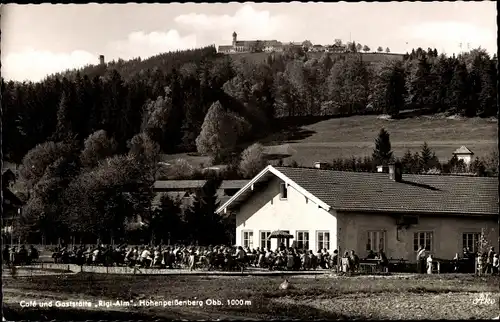 Ak Hohenpeißenberg Peißenberg Oberbayern, Gaststätte Rigi Alm