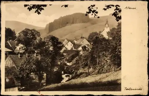 Ak Altenau Clausthal Zellerfeld im Oberharz, Teilansicht