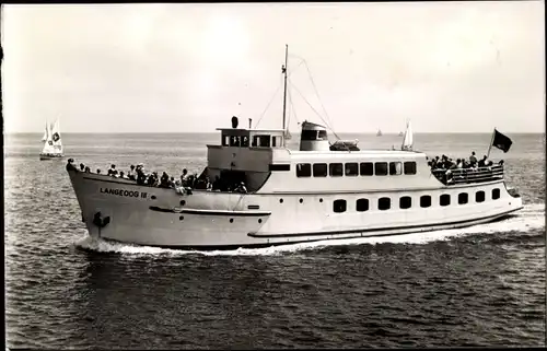 Ak Nordseebad Langeoog Ostfriesland, Fahrgastschiff Langeoog III