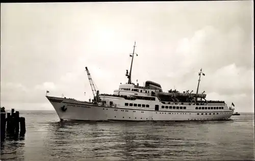 Ak Nordseebad Cuxhaven, Seebäderschiff Wappen von Hamburg