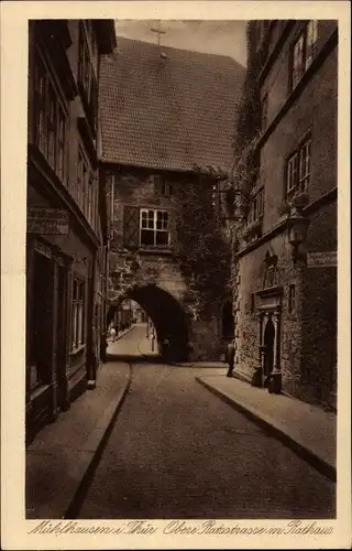 Ak Mühlhausen in Thüringen, Obere Ratsstraße, Rathaus