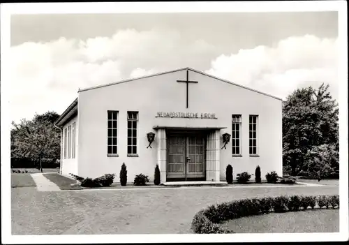 Ak Hamburg Wandsbek Sasel, Neuapostolische Kirche, Dweer Blöcken 8