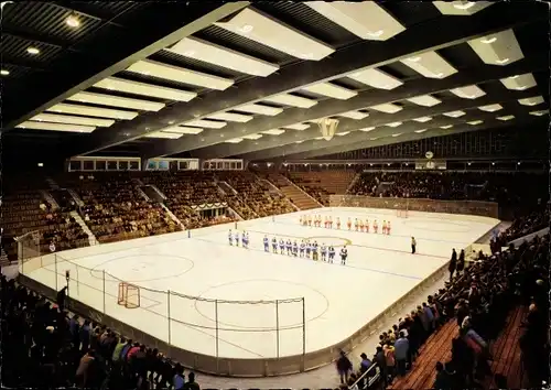 Ak Garmisch Partenkirchen in Oberbayern, Olympia-Eisstadion, Eishockey