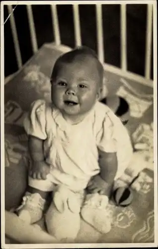 Ak Prinzessin Beatrix der Niederlande, Portrait als Baby