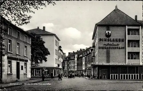 Ak Dinslaken am Niederrhein, Neustraße