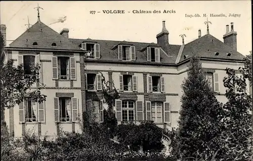 Ak Volgré Yonne, Chateau des Arcis