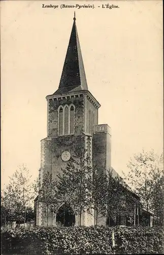 Ak Lembeye Pyrénées Atlantiques, L'Eglise