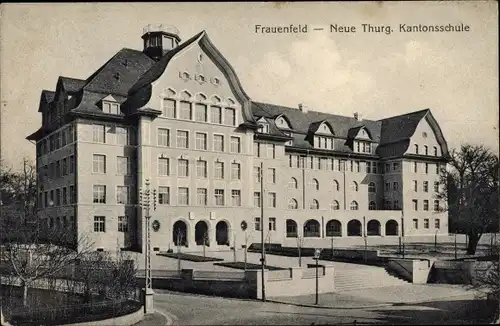 Ak Frauenfeld Kanton Thurgau, Neue Kantonsschule