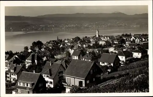 Ak Meilen Kanton Zürich, Blick auf den Ort am Zürichsee