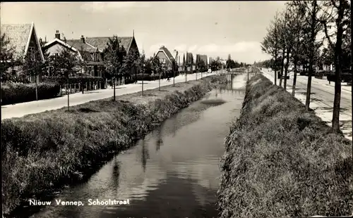 Ak Nieuw Vennep Nordholland Niederlande, Schoolstraat