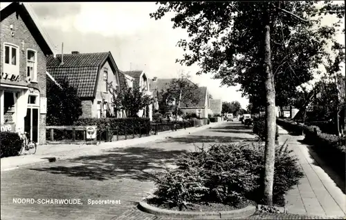 Ak Noord Scharwoude Langedijk Nordholland Niederlande, Spoorstraat