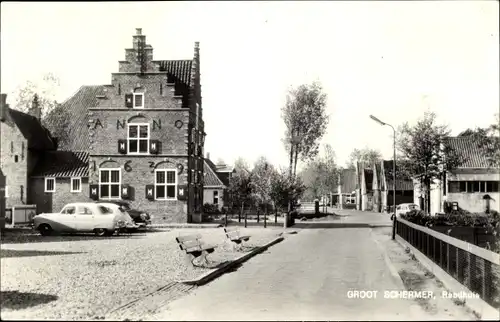 Ak Grootschermer Nordholland Niederlande, Raadhuis