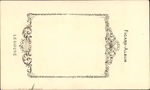 CdV Legendre, Portrait, Figaro-Album