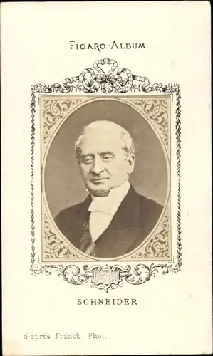 CdV Schneider, Portrait, Figaro-Album