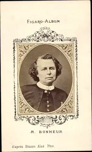 CdV R. Bonheur, Portrait, Figaro-Album