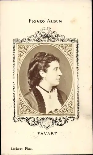 CdV Favart, Portrait, Figaro-Album