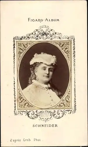 CdV Schneider, Portrait, Figaro-Album