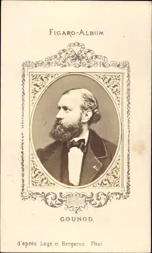 CdV Gounod, Portrait, Figaro-Album