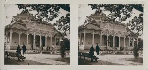 Stereo Foto Palais de la Cochinchine, Exposition Coloniale Paris 1931