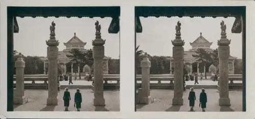 Stereo Foto Palais de la Cochinchine, Exposition Coloniale Paris 1931