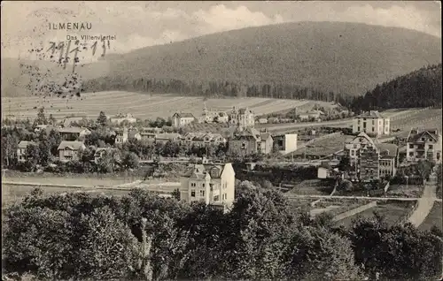 Ak Ilmenau in Thüringen, Villenviertel