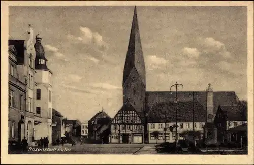 Ak Eutin in Ostholstein, Kirche, Kriegerdenkmal