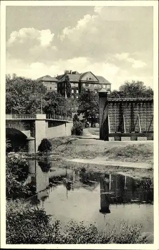 Ak Bad Kreuznach in Rheinland Pfalz, Kinderheilanstalt Viktoriastift, Gradierwerk 