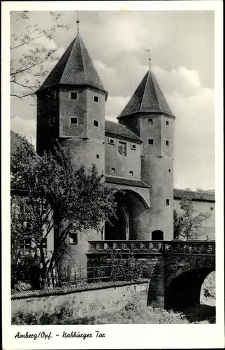 Ak Amberg in der Oberpfalz Bayern, Nabburger Tor