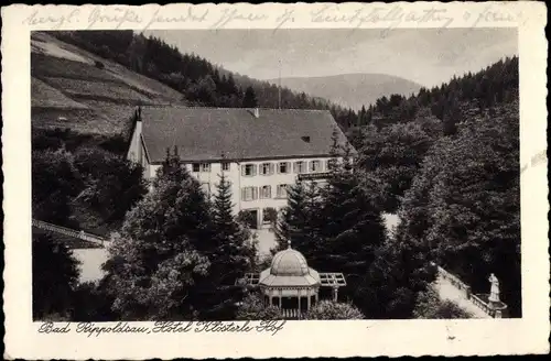 Ak Bad Rippoldsau Schapbach im Schwarzwald, Hotel Klösterle Hof