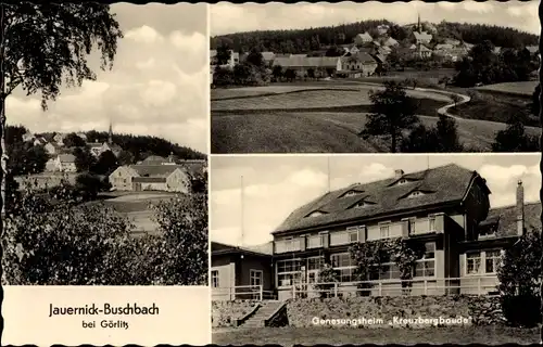 Ak Jauernick Buschbach Markersdorf, Genesungsheim Kreuzbergbaude, Totale