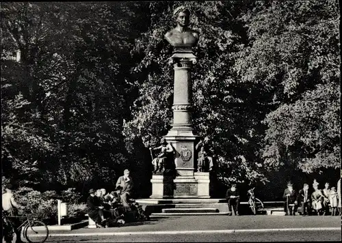 Ak Rendsburg in Schleswig Holstein, Denkmal Uwe Lornsen