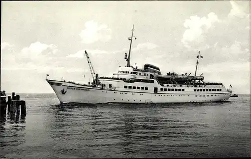 Ak Nordseebad Cuxhaven, Seebäderschiff Wappen von Hamburg