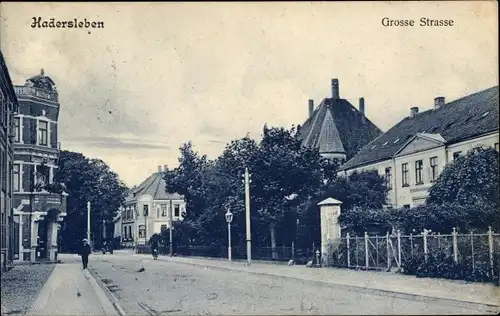 Ak Haderslev Hadersleben Dänemark, Große Straße