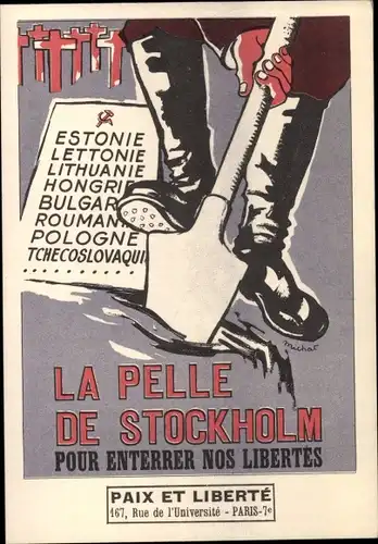 Ak La Pelle de Stockholm, Contre l'armement nucléaire, Anti Sowjetunion, Anti Atomwaffen