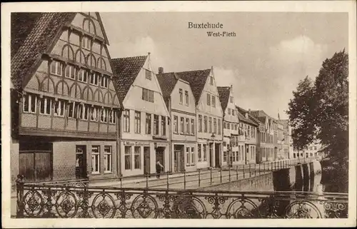 Ak Buxtehude in Niedersachsen, West Fleth