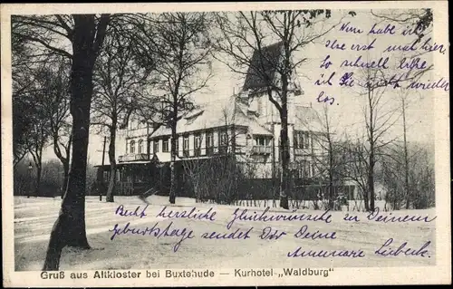Ak Altkloster Buxtehude im Kreis Stade, Kurhotel Waldburg