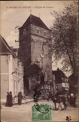 Ak Salies de Béarn Pyrénées Atlantiques, L'Eglise Saint Vincent